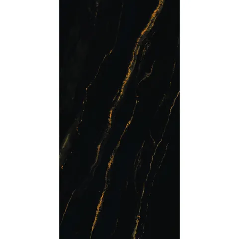 پرسلان ایفا سرام برند میلان طرح گرالداین مشکی نانو پولیش سایز 160*80