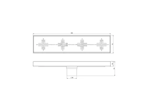 کفشور شودر مدل گریز سایز 7*30