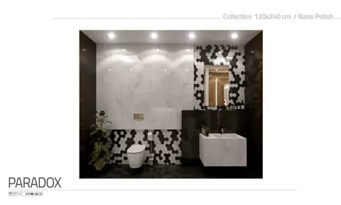 اسلب پرنیان طرح پارادوکس طوسی نانو پولیش سایز 270*120