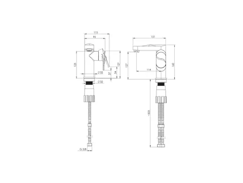 شیر روشویی شودر مدل اسمارت