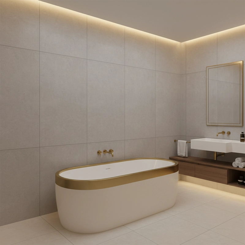 پرسلان تبریز برند اسپینکر طرح اسپیس طوسی مات سایز 120*60