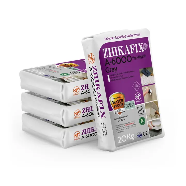 چسب کاشی و سرامیک ژیکاوا A-6000 ژیکافیکس 20 کیلوگرم چسب کاشی و سرامیک ژیکاوا A-6000 ژیکافیکس 20 کیلوگرم