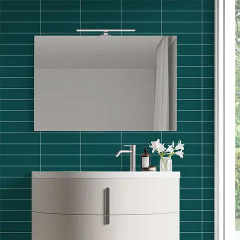 سرامیک ایفا سرام برند میلان طرح بریک مونوکالر سبز آبی کد 82 کریستال پولیش سایز 30*8