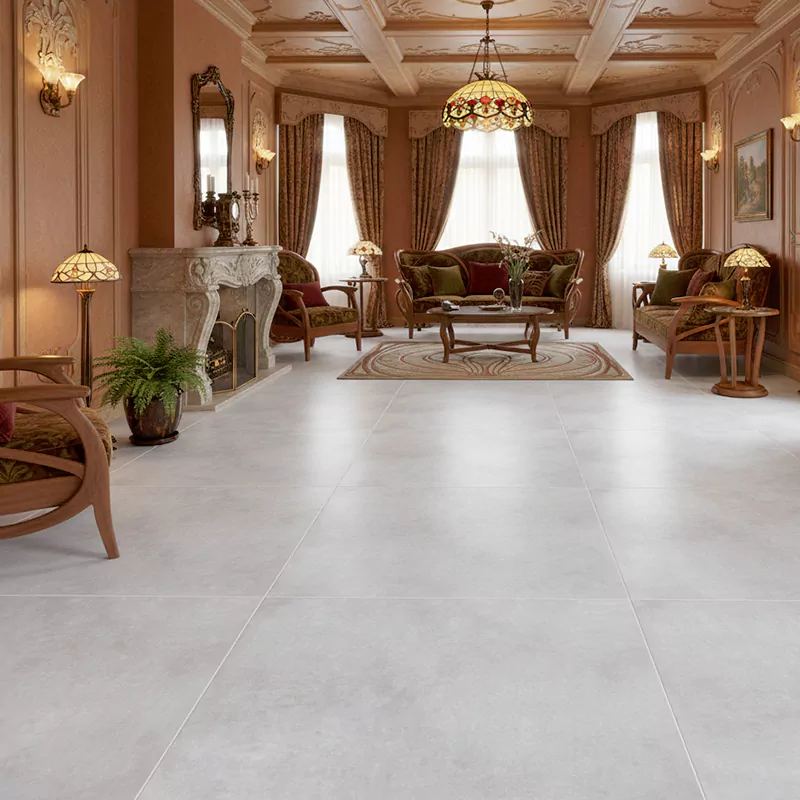 پرسلان صبا طرح راکفورد طوسی مات سایز 80*80