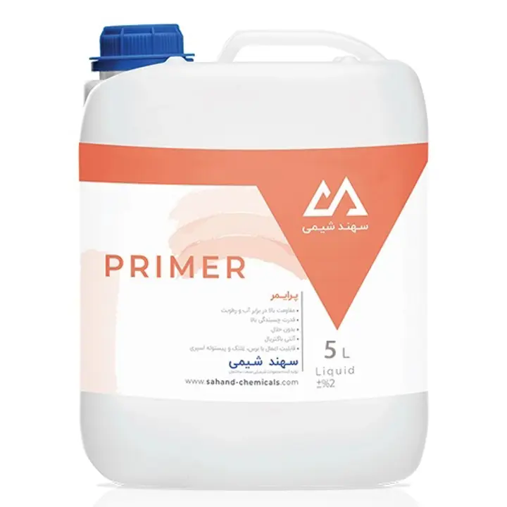 پرایمر ساختمانی سهند شیمی 5 لیتر پرایمر ساختمانی سهند شیمی 5 لیتر