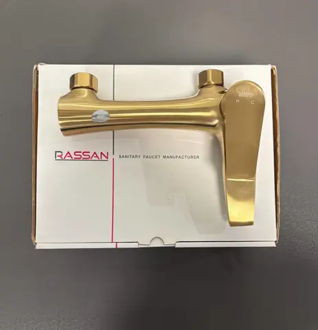 شیر حمام راسان مدل آتیس طلایی مات - فروش ویژه