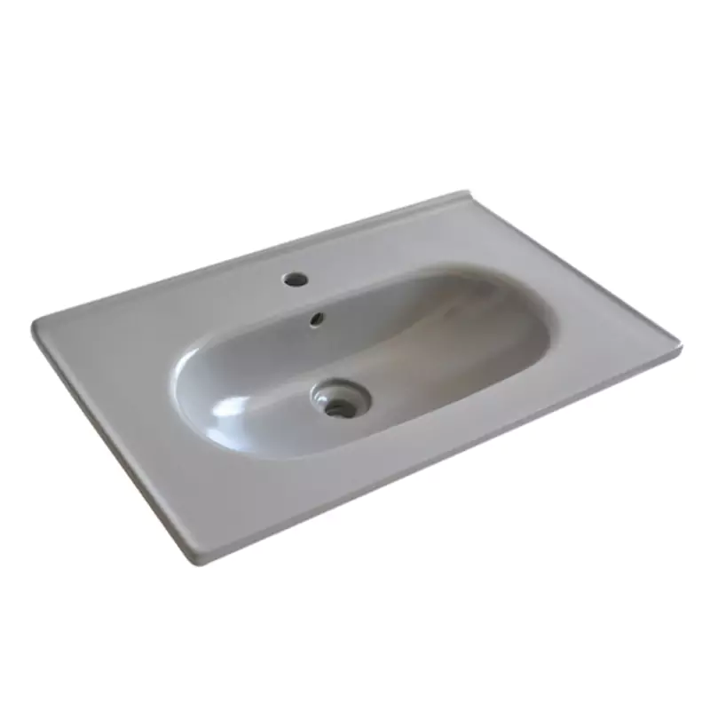 روشویی روکابینتی مروارید مدل النا 80 طوسی مات