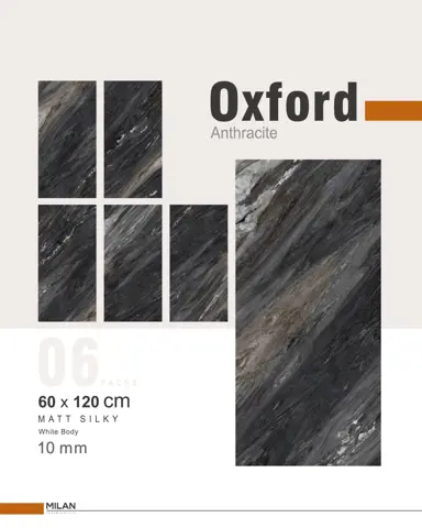 سرامیک ایفا سرام برند میلان طرح آکسفورد آنترازیت مات سایز 120*60