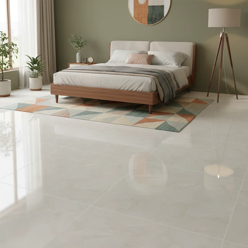 پرسلان تبریز برند کرگرس طرح داوین بژ تیره پولیش سایز 95*95