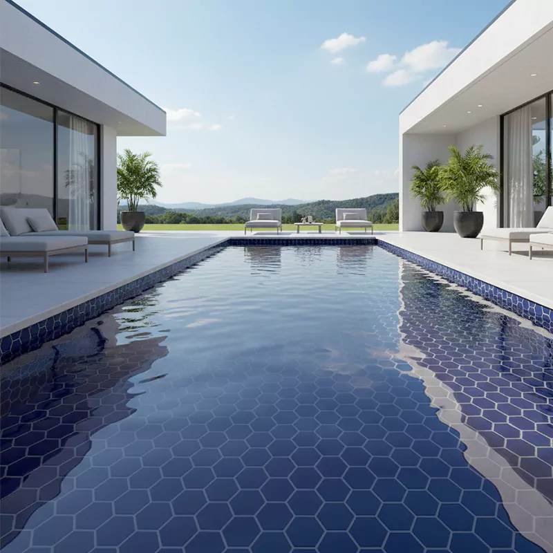 کاشی استخری البرز سرمه ای کد CG Blue 05 براق سایز 2/5*2/5