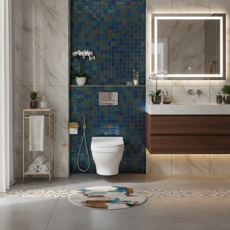 توالت فرنگی وال هنگ پارس سرام مدل ارکید