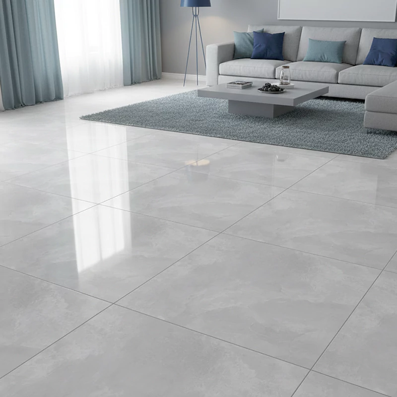 پرسلان الوند طرح ارتگا طوسی روشن پولیش سایز 80*80