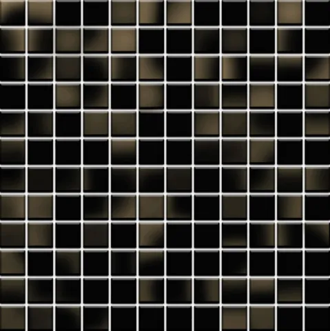 کاشی استخری سرام آرا برند آرژنا طرح کاتانیا مشکی کرم براق سایز 2/5*2/5