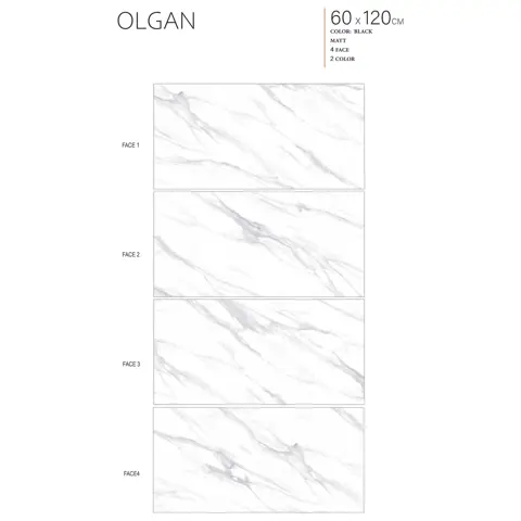 پرسلان الوند طرح اولگان سفید پولیش سایز 120*60