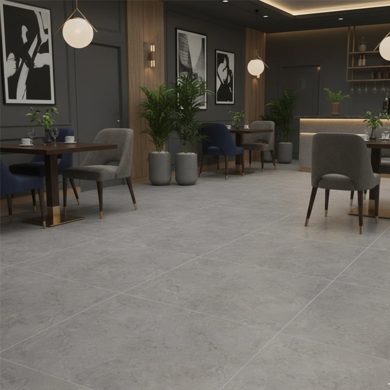 سرامیک سرام نگار طرح آزارو طوسی تیره مات سایز 100*100