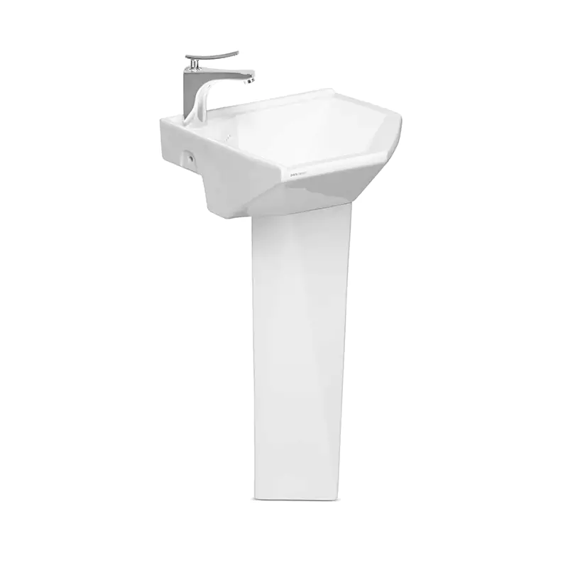 روشویی پایه دار پارس سرام مدل دیاموند گوشه