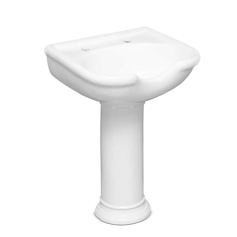 روشویی سرشور پارس سرام مدل مونا پایه دار