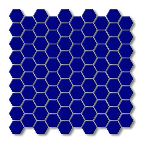کاشی استخری البرز سرمه ای کد SG Blue 5 براق شش ضلعی کاشی استخری البرز سرمه ای کد SG Blue 5 براق شش ضلعی