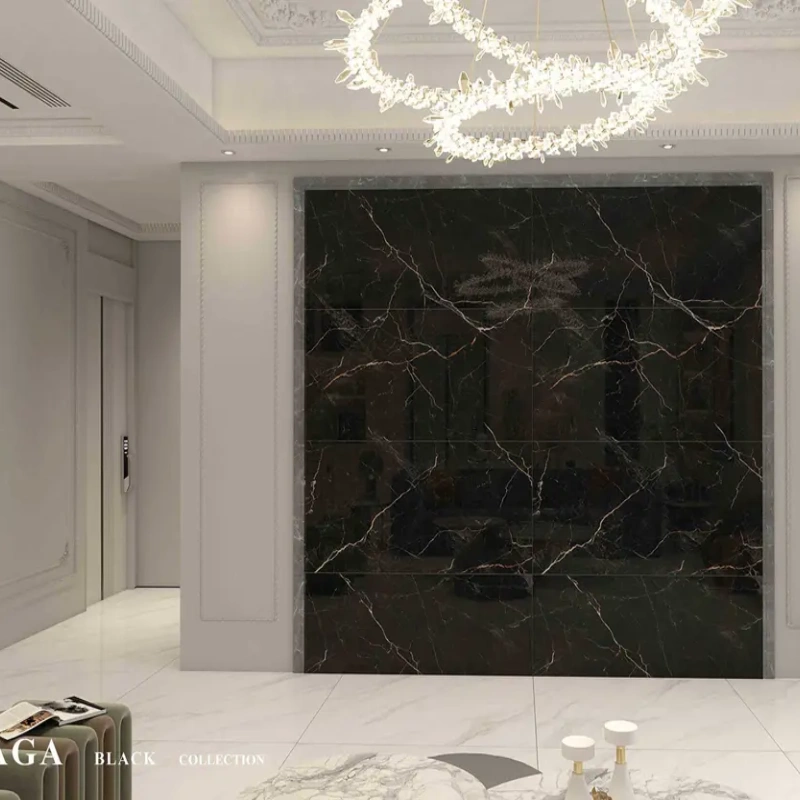 پرسلان الوند طرح مالاگا مشکی پولیش سایز 120*60