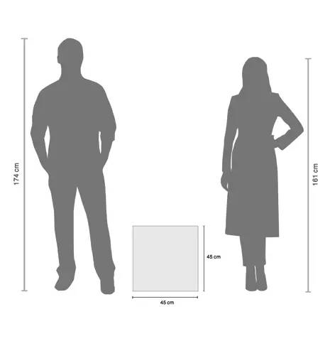 پرسلان آپادانا برند میراک طرح توسکانا قهوهای تیره مات سایز 45*45