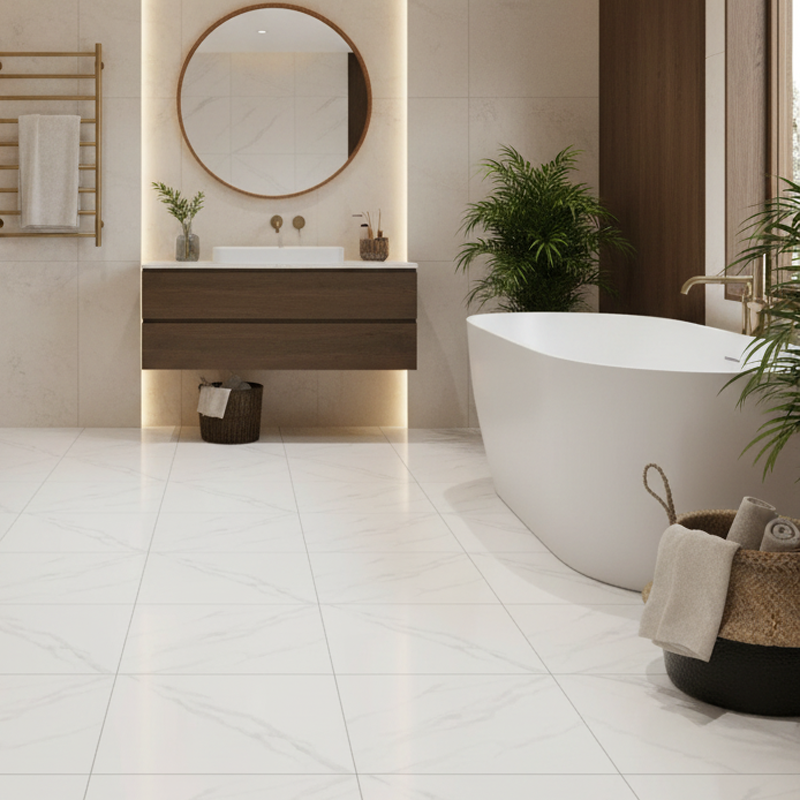 پرسلان الوند طرح آمیترین سفید مات سایز 30*30