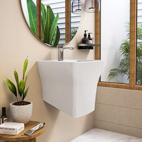 روشویی وال هنگ کرد مدل ورونیا نیم پایه