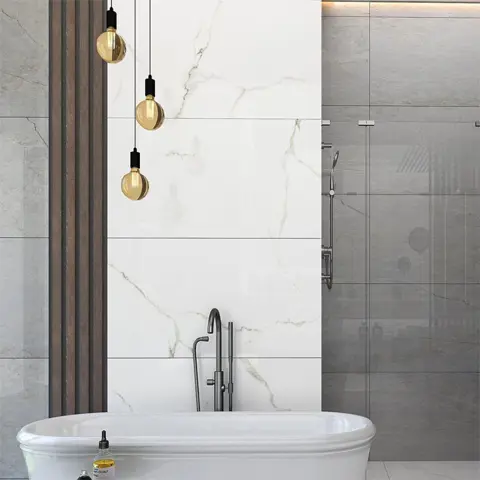 سرامیک ایفا سرام برند میلان طرح رانیس سفید پولیش سایز 120*60