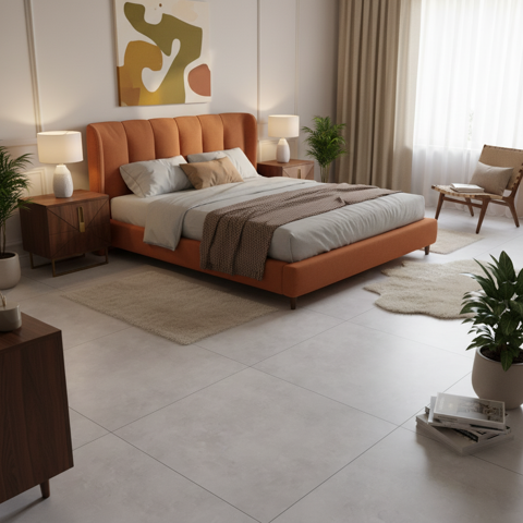 پرسلان صبا طرح میلان طوسی روشن مات سایز 80*80