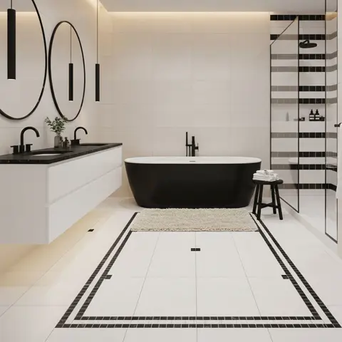 پرسلان الوند طرح کتان سفید مات سایز 30*30