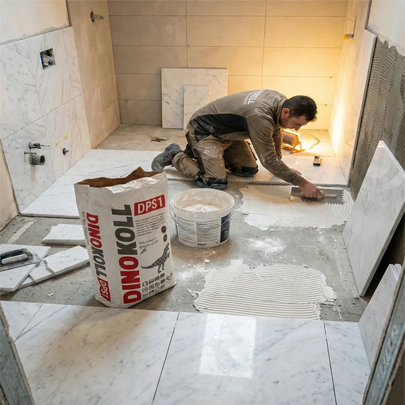 چسب اسلب پودری DPS1 دینوکل 20 کیلوگرم