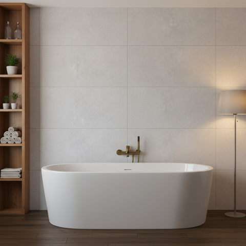 سرامیک سرام نگار طرح کازابلانکا طوسی روشن مات سایز 120*60