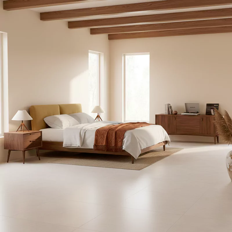 پرسلان صبا طرح سایمون طوسی روشن مات سایز 80*80