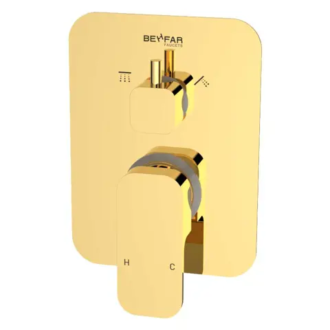 شیر حمام توکار بهفر مدل لیما تیپ 3 سری آیباکس