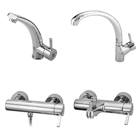 ست شیرآلات قهرمان مدل ارکیده  ست شیرآلات قهرمان مدل ارکیده