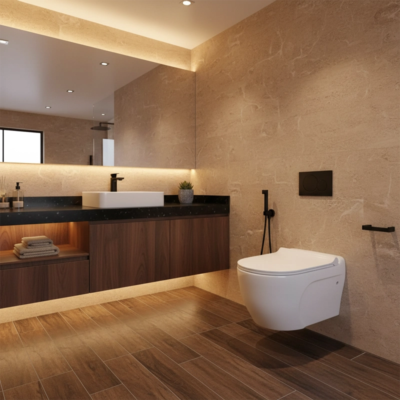 توالت فرنگی وال هنگ پارس سرام مدل ستیا