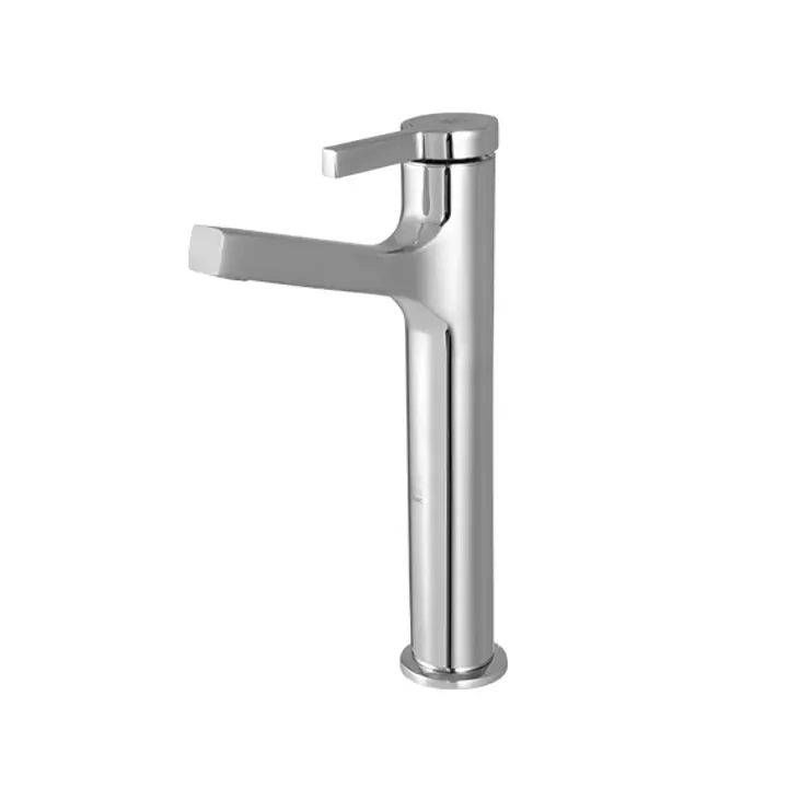 شیرروشویی پایه بلند کی دبلیو سی مدل آوا کروم براق شیرروشویی پایه بلند کی دبلیو سی مدل آوا کروم براق