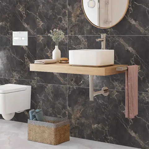 سرامیک ایفا سرام برند میلان طرح مرکوری طوسی تیره نانو پولیش سایز 120*60