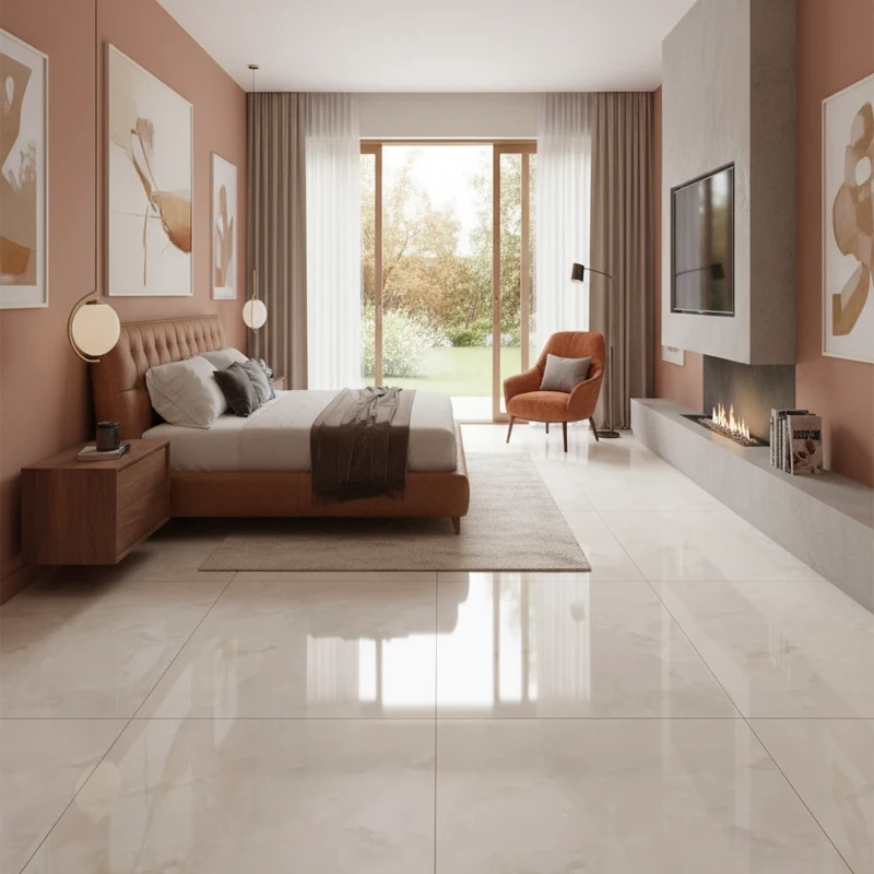 پرسلان تبریز برند کرگرس طرح داوین بژ روشن پولیش سایز 120*120