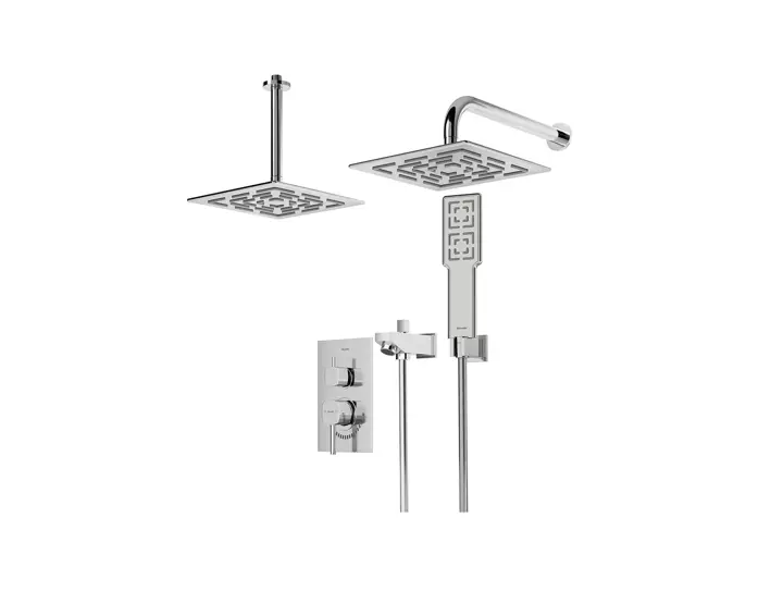 شیر حمام توکار شودر مدل رومر تیپ 4 BRASS شیر حمام توکار شودر مدل رومر تیپ 4 BRASS