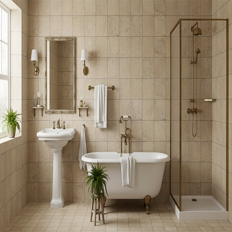 سرامیک سرام نگار طرح سوکودو بژ مات سایز 90*30