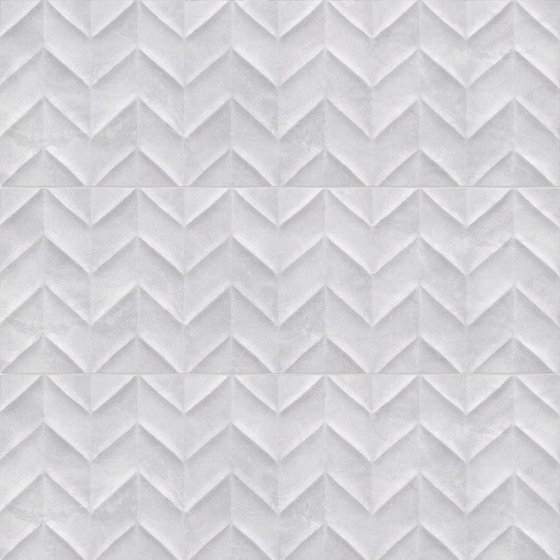 سرامیک سرام نگار طرح دنیز طوسی دکور زیگزاگی مات سایز 90*30