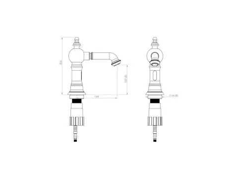 شیر روشویی الکترونیکی شودر مدل بیزانس