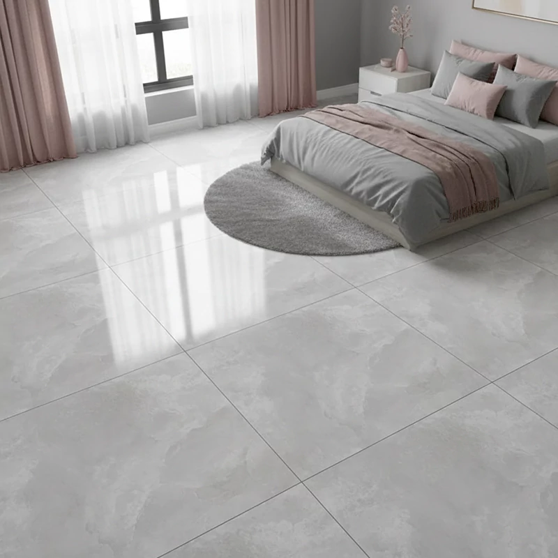 پرسلان الوند طرح ارتگا طوسی روشن پولیش سایز 80*80