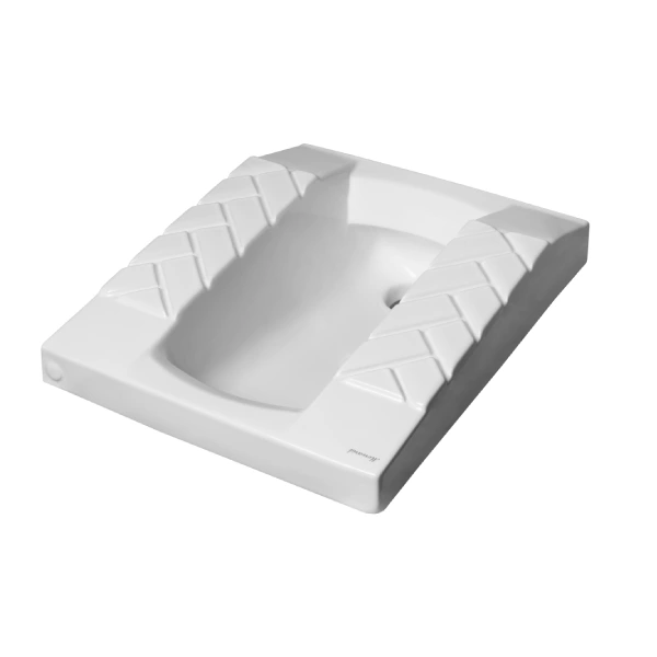 توالت زمینی مروارید مدل کرون 59 ریم لس