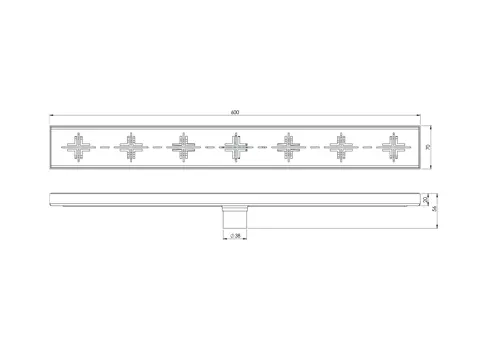 کفشور شودر مدل گریز سایز 7*60