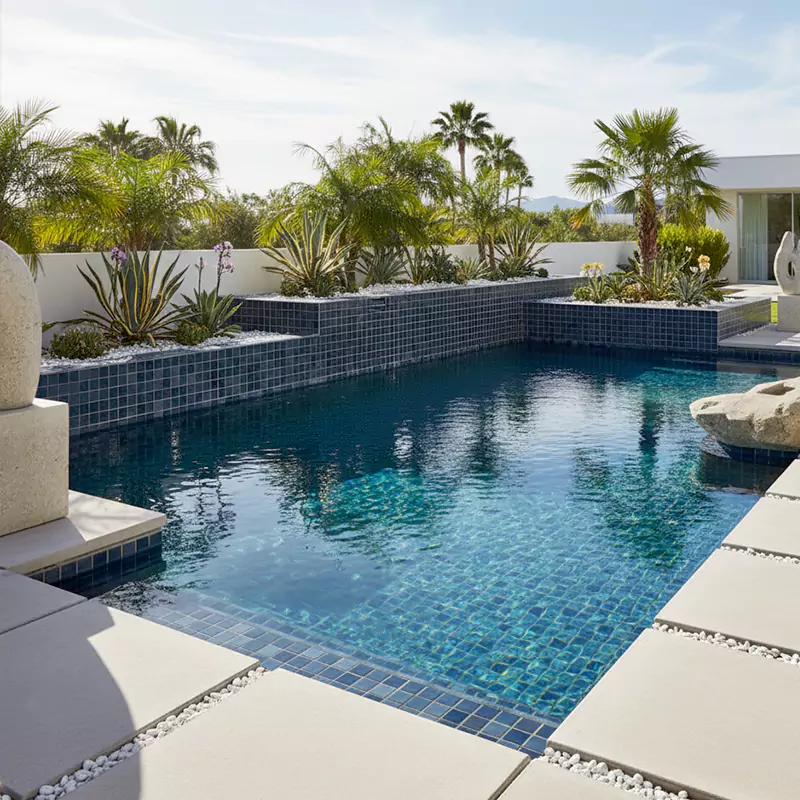 کاشی استخری ایلدیز برند میراک طرح لوستری تیره کد 5080 سایز 2/5*2/5