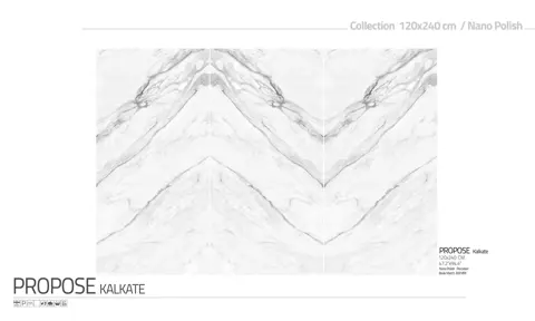 اسلب پرنیان طرح بوک مچ پروپوز کلکته سفید نانو پولیش سایز 240*120