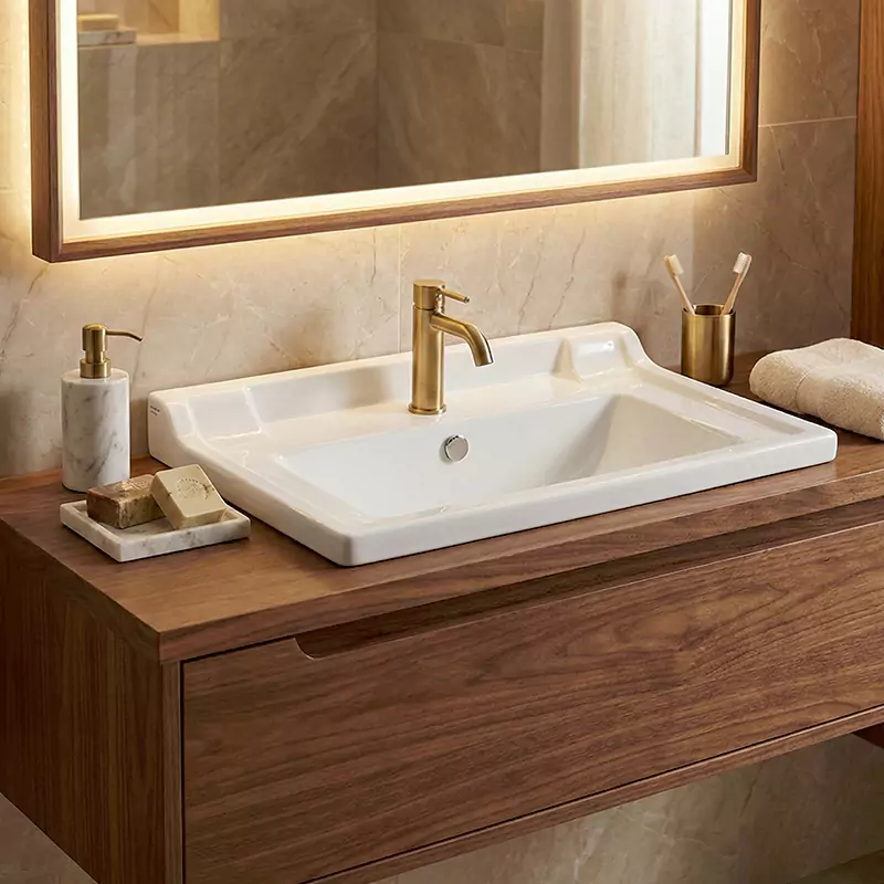 روشویی روکابینتی مروارید مدل تانیا 80