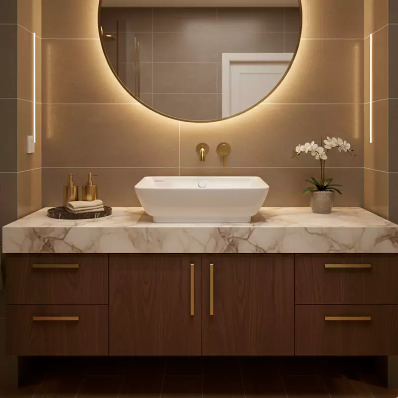 روشویی روسنگی مروارید مدل سیلویا 50