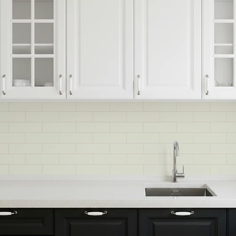 سرامیک ایفا سرام برند میلان طرح بریک مونوکالر کرم روشن کد 103 کریستال پولیش سایز 30*8